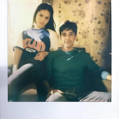 Sunny Leone unveils her reel life brother for web series Karenjit Kaur