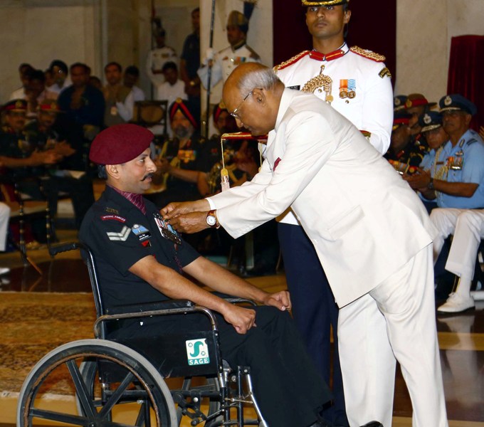 President Kovind, PM Modi meet at Defence Investiture Ceremony-II in New Delhi