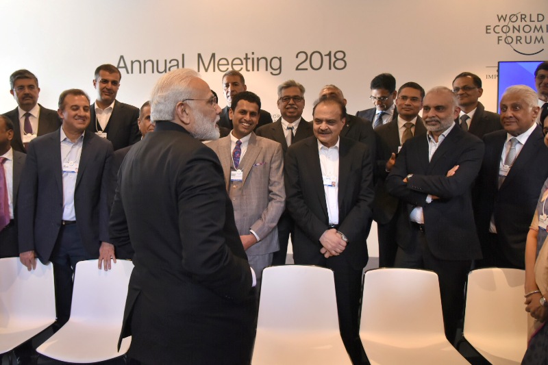 Narendra Modi in Davos