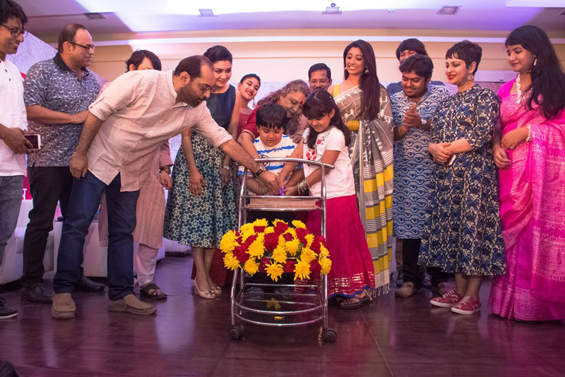 Tollywood stars attend programme announcing P.C Chandra Jewellers and Windows Production partnership