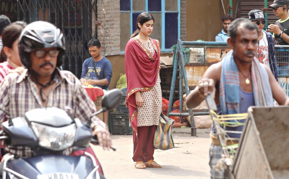 Jhanvi Kapoor shoots in Kolkata for her debut film Dhadak