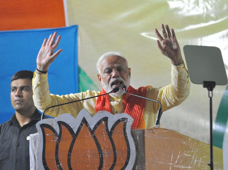 PM Modi addresses election rally in Kolkata