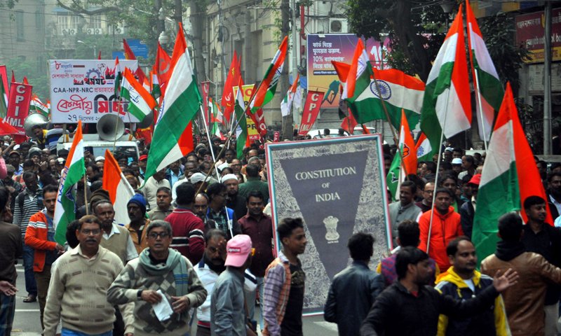 Left, Congress jointly hold protest rally against CAA-NRC-NPR in Kolkata