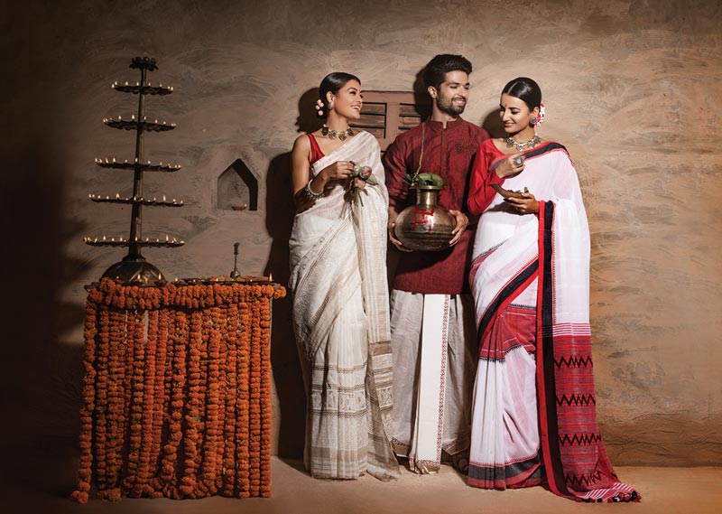 Nakshi launches its Pujo Tribe collection for the festive season