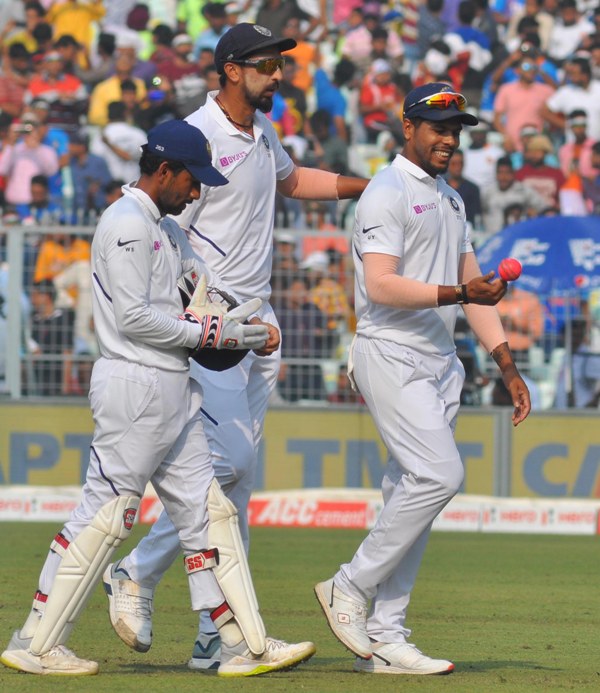 Indian team clinch Pink Test match