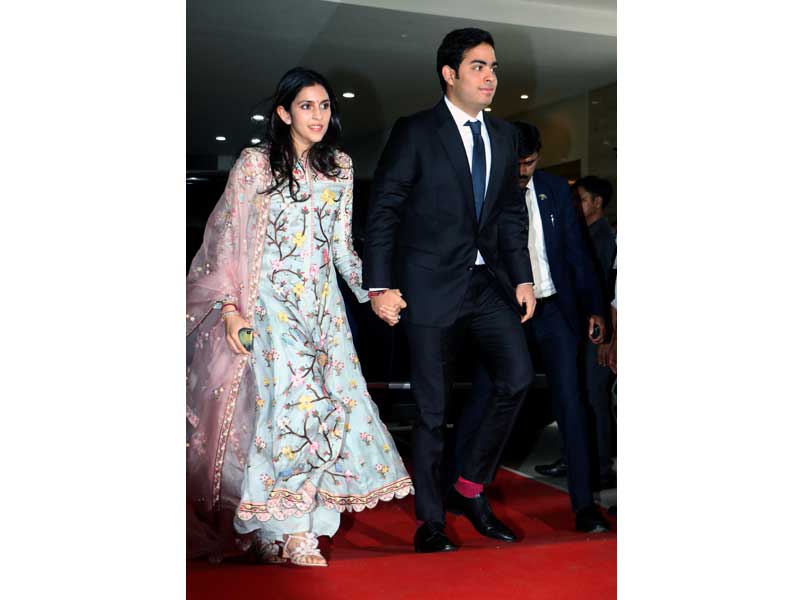 Ambanis arrive for 42nd AGM of Reliance Industries