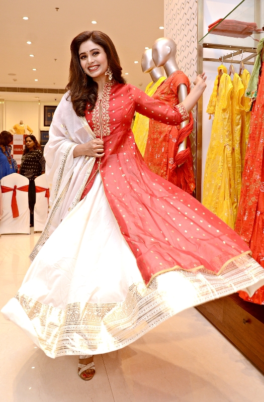 Ritabhari Chakraborty launches BIBA's puja collection 2019