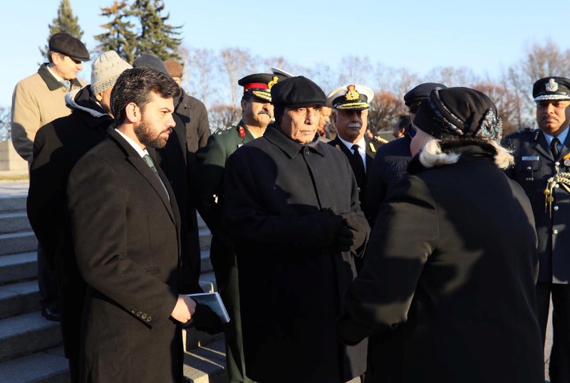 Rajnath Singh visits St Petersburg in Russia 