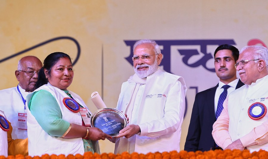 Prime Minister Narendra Modi in Haryana