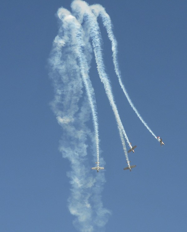 Visitors witness the last day of Aero India Show