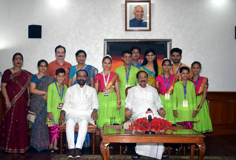 Vice President Naidu addresses children from Nanhi Duniya organisation
