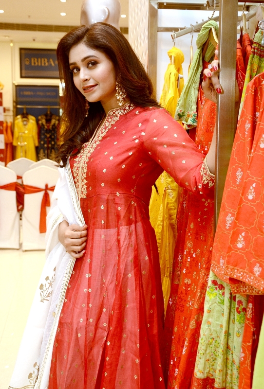 Ritabhari Chakraborty launches BIBA's puja collection 2019