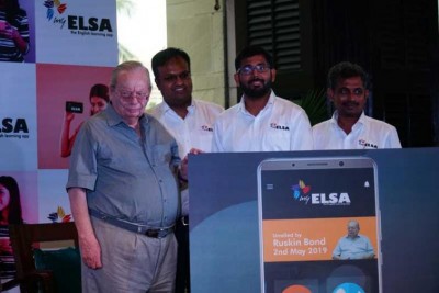 Ruskin Bond launches English learning app myELSA
