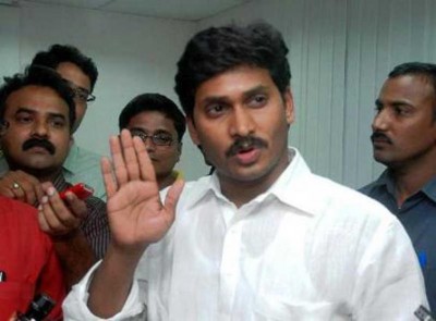Andhra Pradesh:  Y. S. Jaganmohan Reddy's Yuvajana Sramika Rythu Congress Party marching ahead in Assembly polls