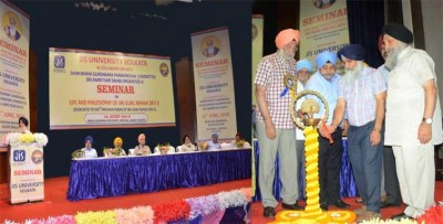 JIS University Kolkata hosts seminar on life and philosophy of Sri Guru Nanak Dev 