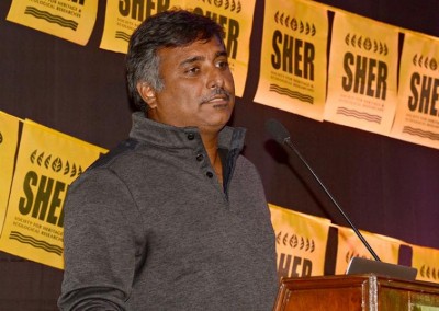 Ace wildlife photographer Dhritiman Mukherjee shares his stories with a select audience at the Bengal Chamber 