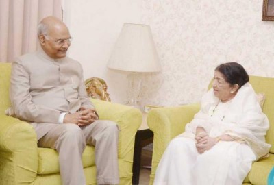 Deeply honoured and humbled by President Kovind's visit to my residence: Lata Mangeshkar