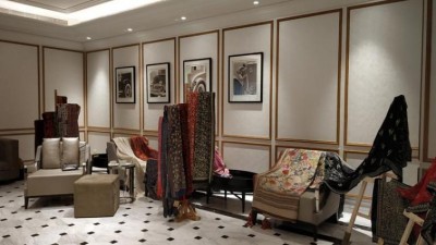 Rush to the Agomoni exposition at ITC Royal Bengal for exclusive Kantha embroidered products