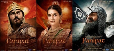 Makers release character posters of Panipat, Sanjay Dutt-Kriti-Arjun Kapoor look impressive