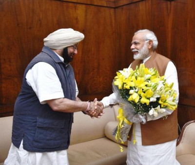 Amarinder Singh writes letter to PM Modi and urges him to take up Guru Nanak Palace demolition issue with Imran Khan