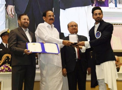 66th National Film Awards: Actors Ayushmann Khurrana, Vicky Kaushal, Akshay Kumar receive honours