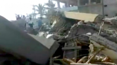 One killed, several trapped as under-construction building collapses in Karnataka