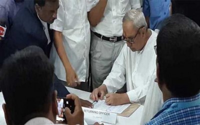 CM Naveen Patnaik, other state leaders file nominations in Odisha