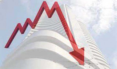 Indian market: Sensex falls by 196.42 pts