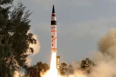 India conducts night test fire of Ballistic missile Agni-II from Abdul Kalm Island off Odisha coast