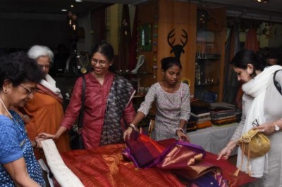 Kamala opens its autumn collection of textiles for Durga Puja