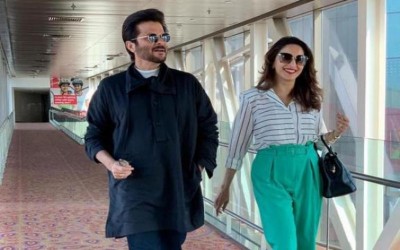 Madhuri Dixit looks graceful in her recent airport look