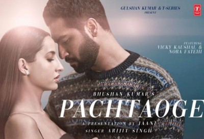 Nora Fatehi romances with Vicky Kaushal in Pachtaoge 
