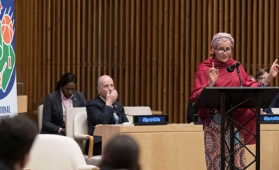 'Score a goalâ€™ for humanity, says Mohammed, celebrating winning link between sport and development