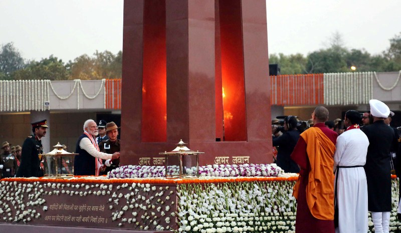 PM Modi attends dedication ceremony of National War Memorial