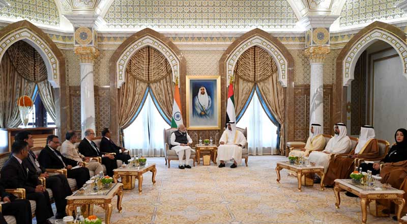 Narendra Modi visits UAE
