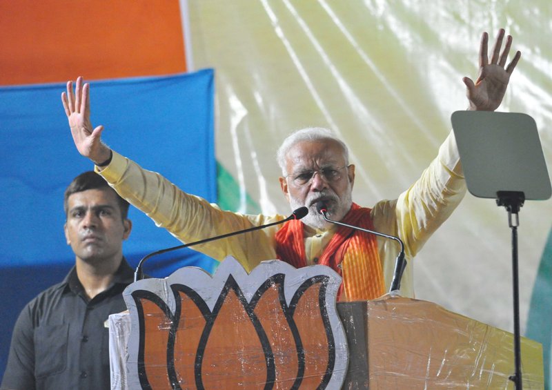 PM Modi addresses election rally in Kolkata
