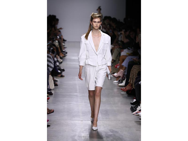 Models walk the ramp for designer Annakiki at Milan Fashion Week