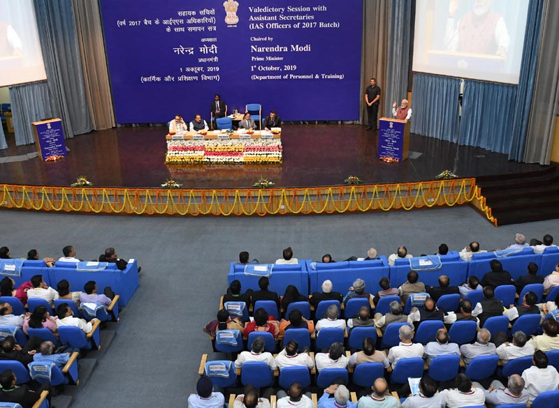Modi attends Valedictory Session of Assistant Secretaries