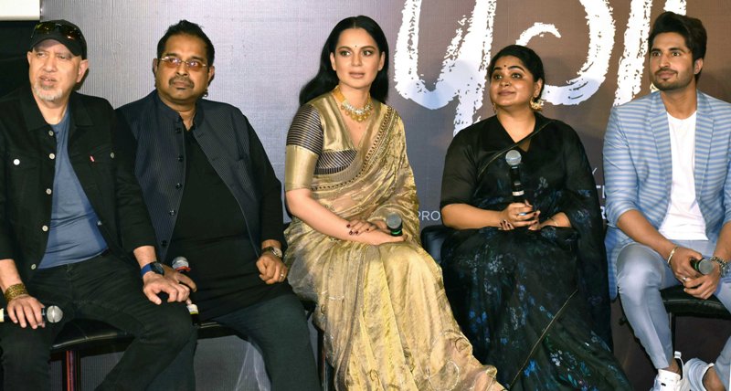 Kangana at Panga trailer launch in Mumbai