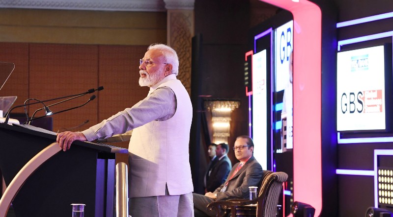 Modi at Pravasi Bhartiya Kendra in New Delhi