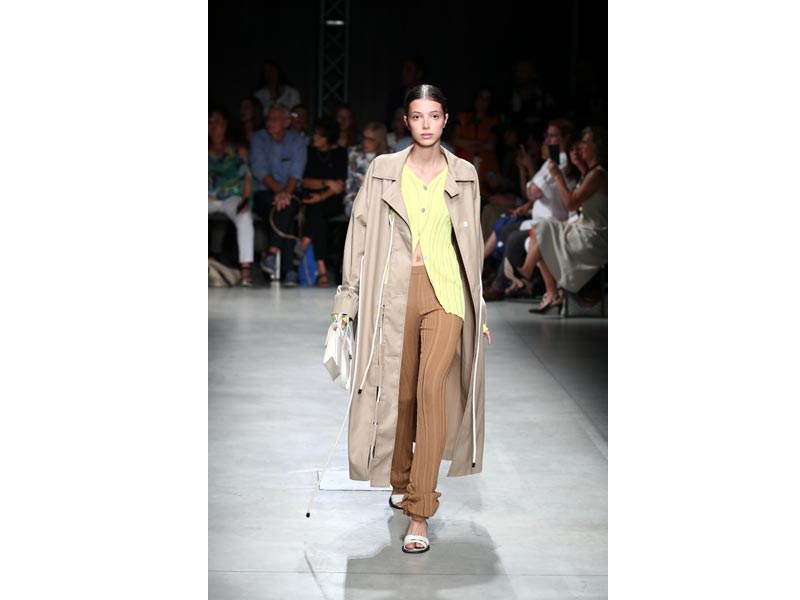 Models walk the ramp for designer Marco Rambaldi at Milan Fashion Week