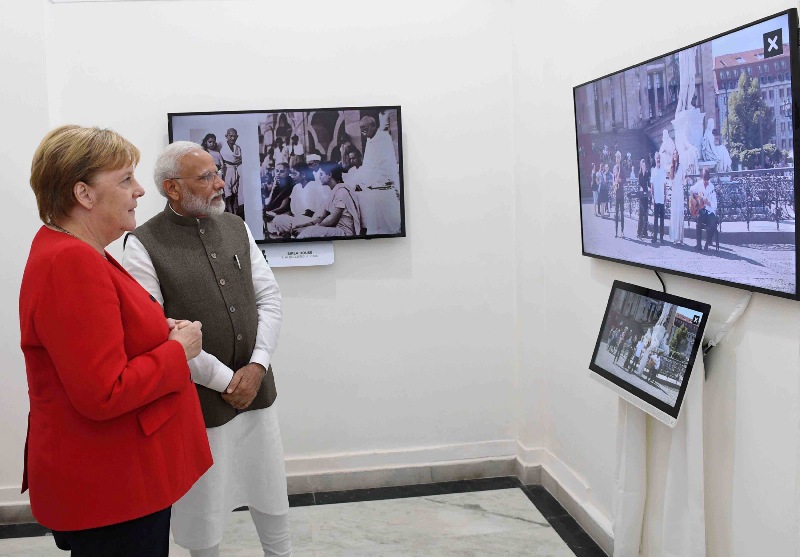 Angela Merkel visits India