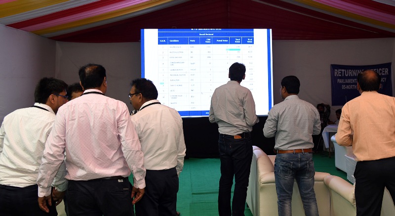 Lok Sabha Elections: Counting of votes progress in India on May 23