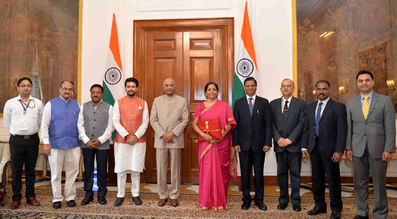 Nirmala Sitharaman presents Union Budget 2019 