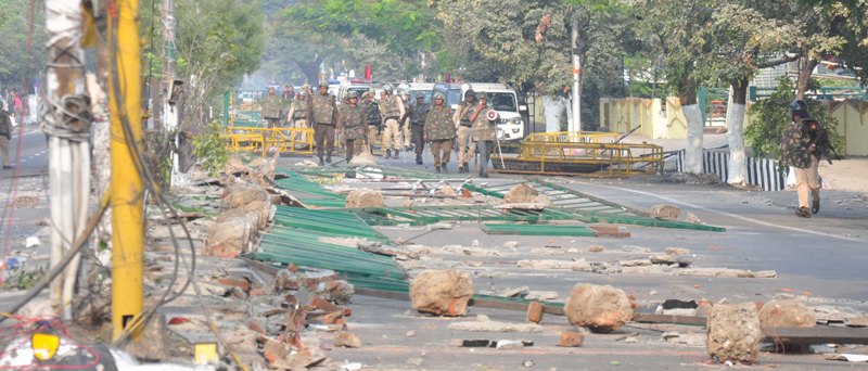 Assamese actress shouts slogans while protesting against CAB