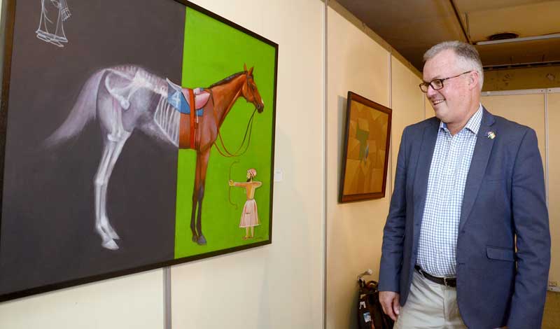 Australian Consul General Andrew Ford inaugurates Rhythm: Goddesses, Games and Music