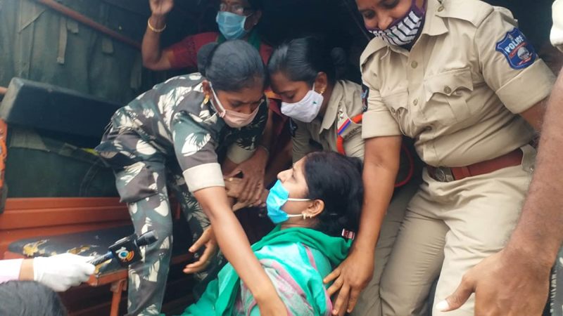 Farmers’ protest in Amaravati