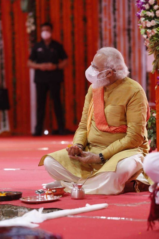 Glimpses from Bhoomi Pujan at Ram Mandir