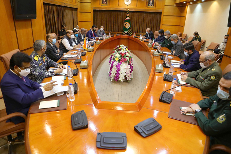 Rajnath Singh visits Tehran