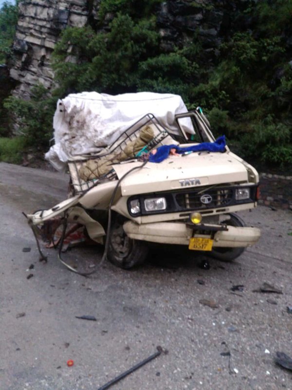 Accident in Chandigarh-Manali highway